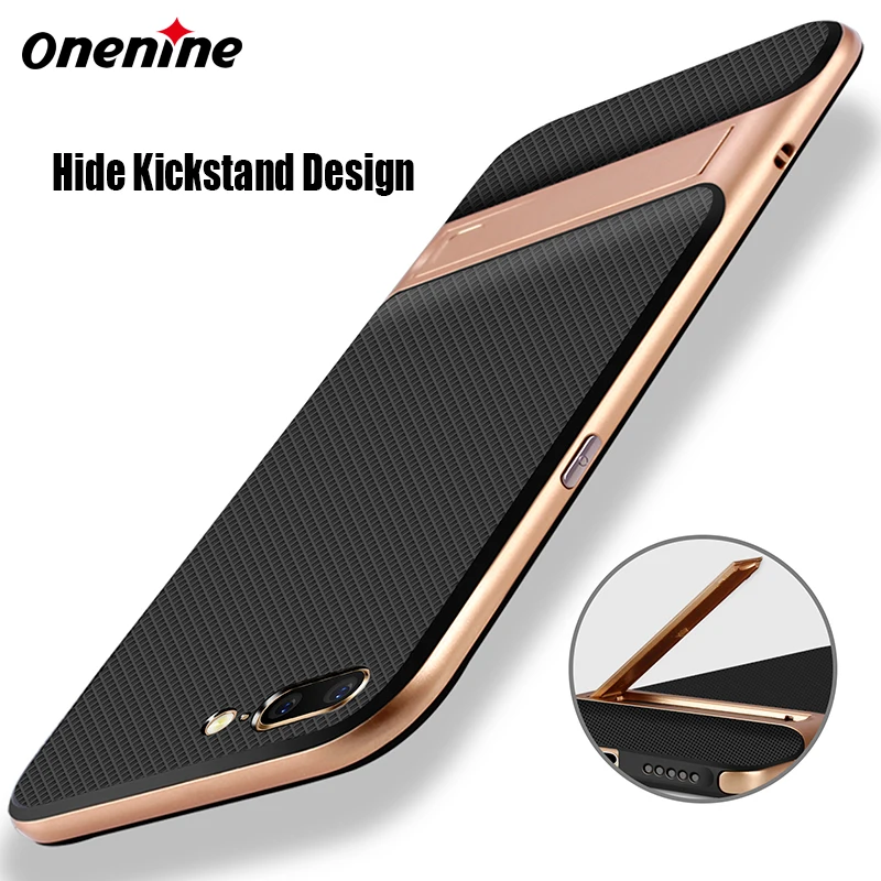 Full Protective Silicone Phone Case for Oneplus 5 A5000 5T 3D Hybrid Stand Back Cover Oneplus5T One Plus Five 2017 Slim Thin Bag | Мобильные