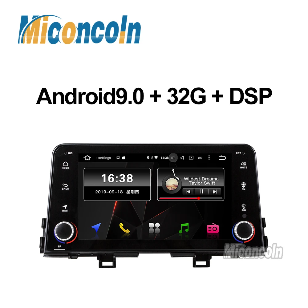 Android 9 0 2 + 32G автомобильный dvd для Kia Picanto 2017 2018 GPS gps навигация мультимедийный