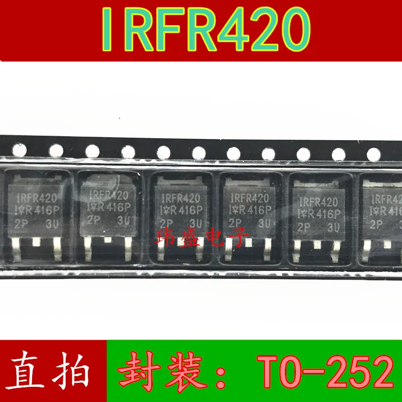 10 шт. IRFR420 FR420 TO-252 IRFR420PBF | Электронные компоненты и принадлежности