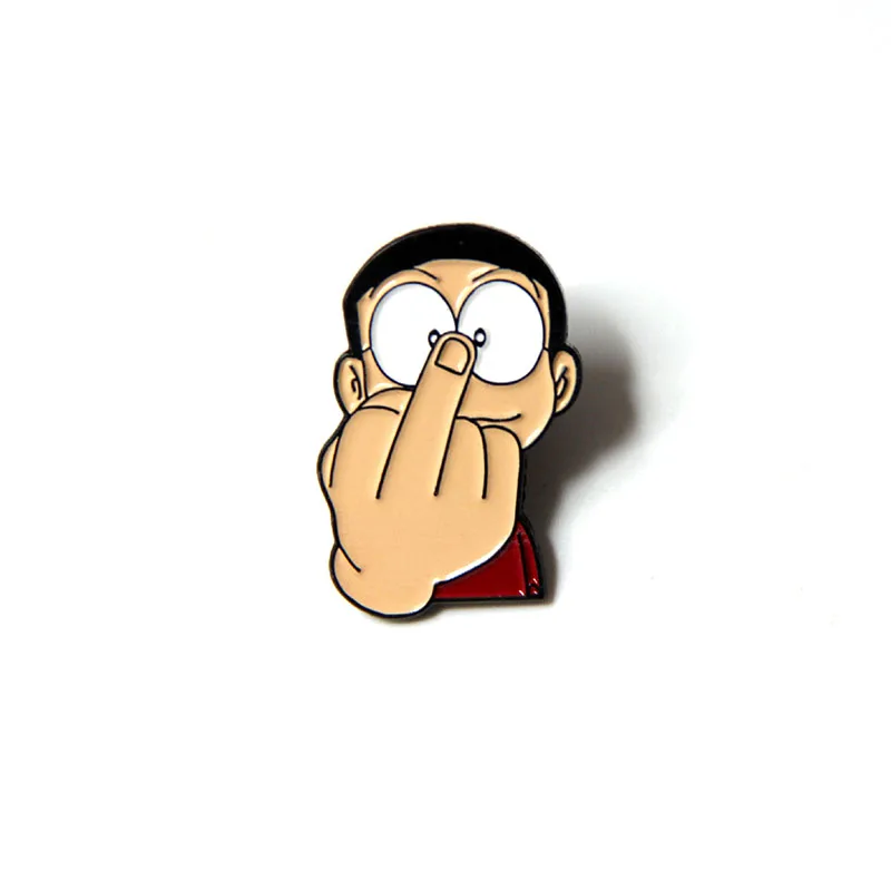 Аниме Doraemon булавки и броши Милая брошь булавка лацкан рюкзак сумки значок одежда