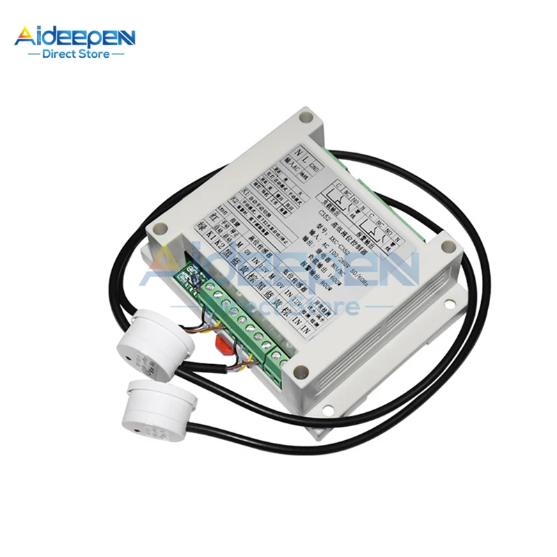 XKC-C352-2P Hohe Und Niedrige Flüssigem Ebene Controller Mit 2 Nicht-kontaktieren Sensor Modul Automatische Steuerung Flüssigkeit Wasser Level Sensor