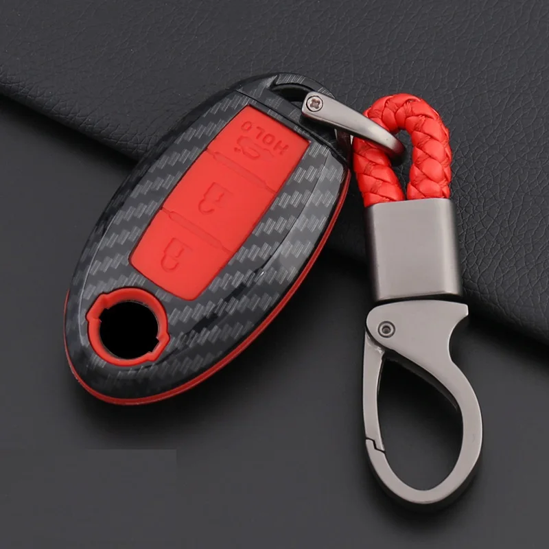 ABS углеродного волокна оболочки чехол ключа дистанционного управления