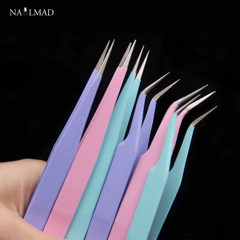 Щипцы из нержавеющей стали Nail MAD 2 для наращивания ресниц инструменты укладки |