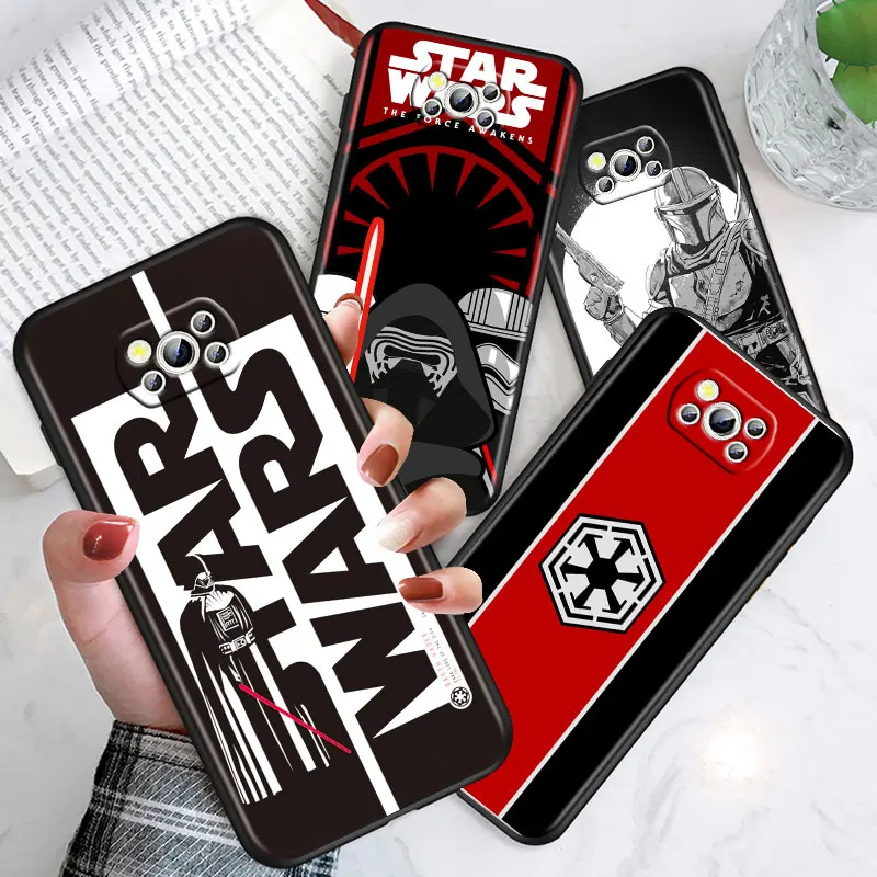 

Star wars hero robot cool For Xiaomi Civi Poco X3 NFC X2 M3 M2 F2 F3 Pro C3 F1 A2 Lite Mix3 Play Soft Black Phone Case