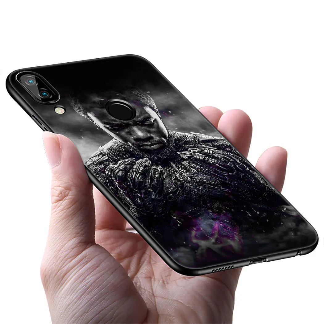 Marvel Black panther Soft Silicone Case for Huawei Mate 30 Pro Lite Y9 Prime P9 P8 Cover |