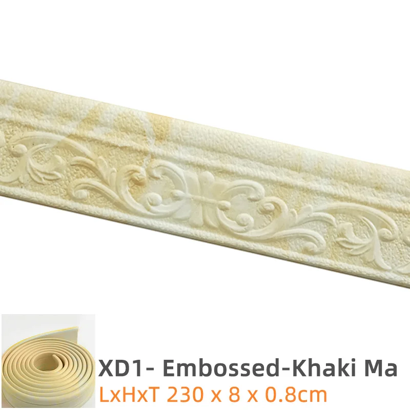 XD1-Embossed-KhakiMa Kaguyahime Самоклеящиеся 3D наклейки на стену водонепроницаемые DIY Пена кирпичная настенная бумага ТВ фон Декор мраморная настенная бумага красочный кирпич - Цвет: XD1-Embossed-KhakiMa