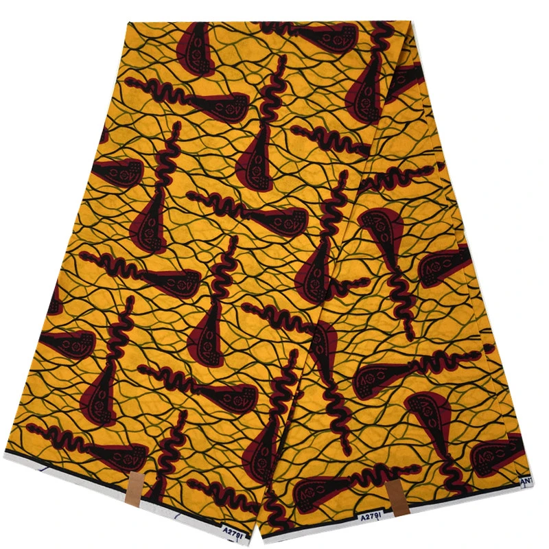 Высокое качество воск 6 ярдов африканская анкарская Ткань для шитья свадебная