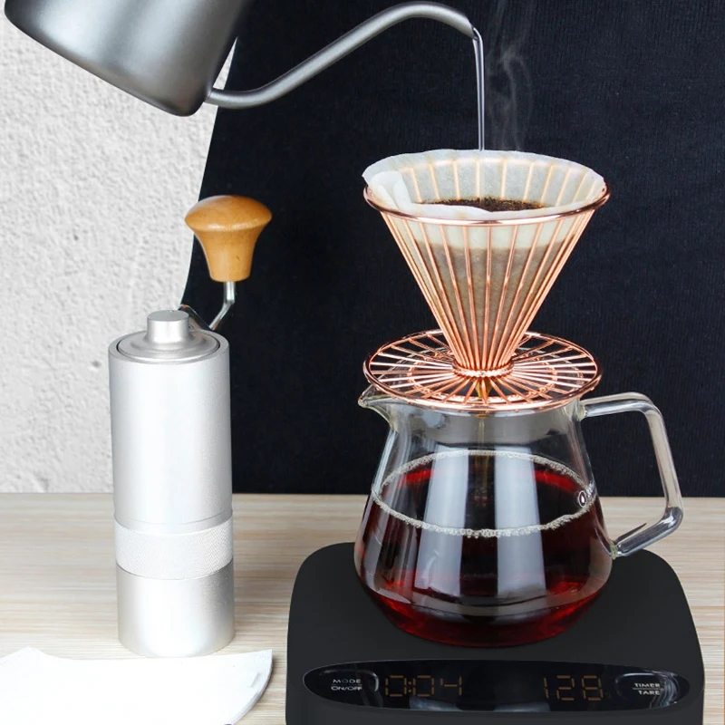 Держатель для фильтра горячего кофе с V образным основанием сетчатый фильтр