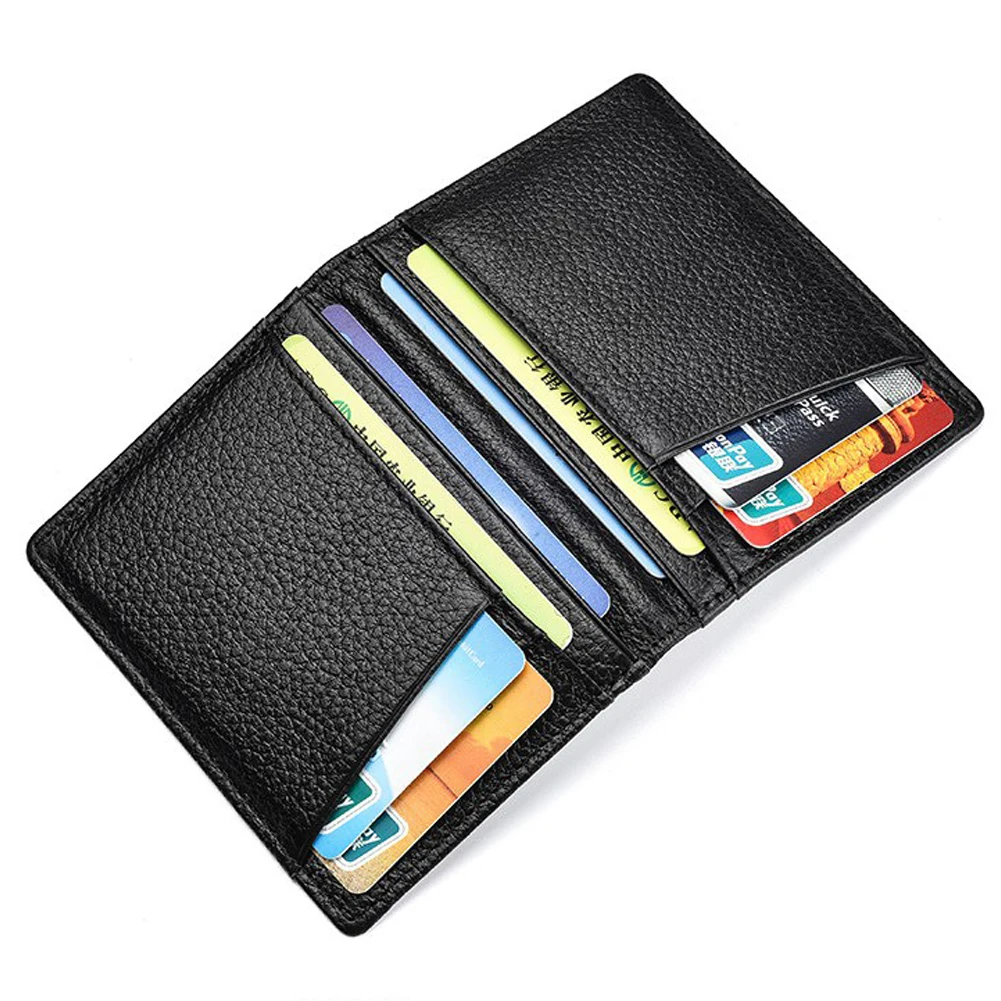 

Exquisite Multi Slot Credit Money Coin PU Leather Business Soft Purse Mini ID Case Card Holder Men Wallet Slim Thin Foldable