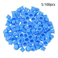 100 pieces disposable tattoo permanent makeup pigment ink caps cups large medium small size