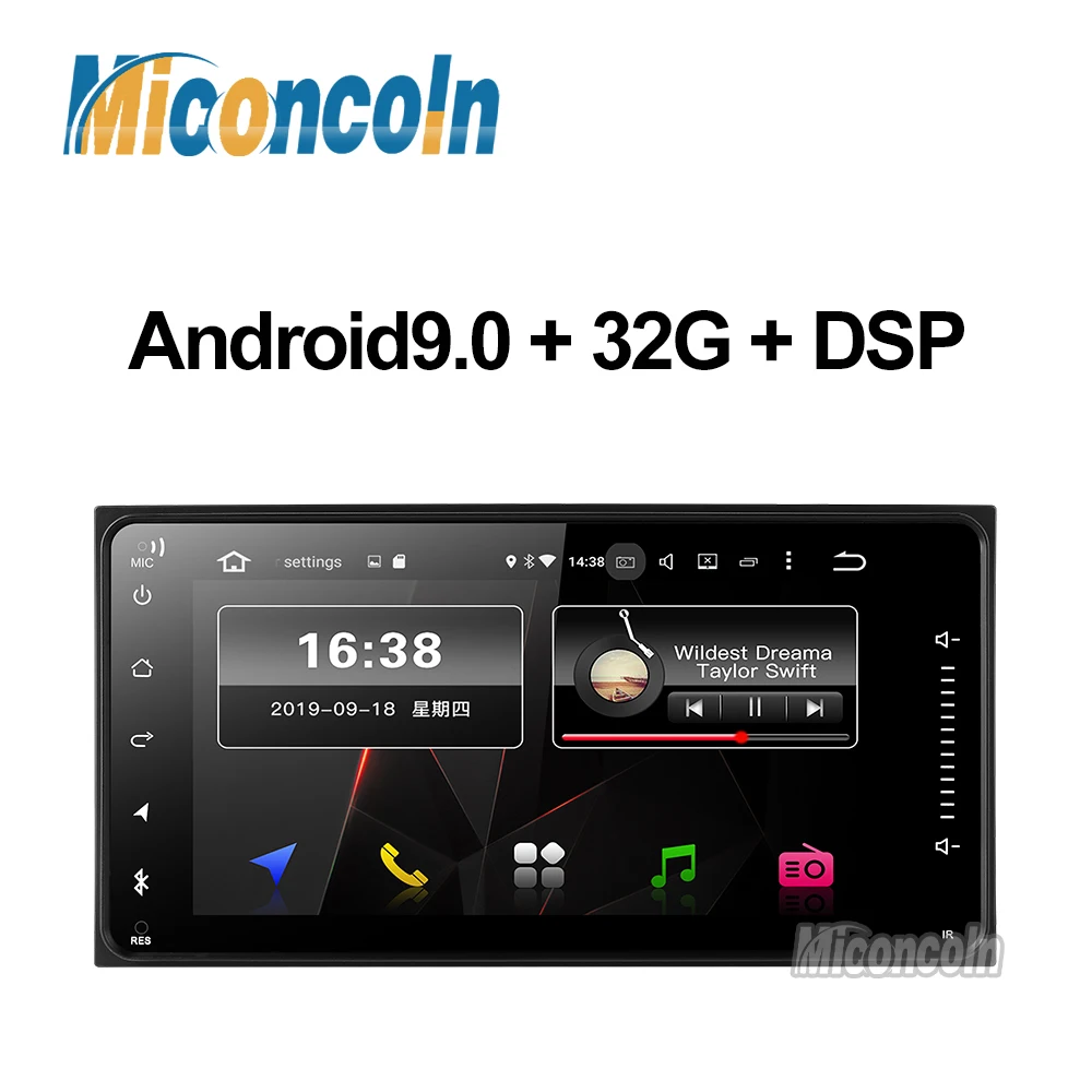 PX30 32G android 9 0 автомобильный dvd gps навигатор для Toyota Avalon AVanza Celica camry corolla