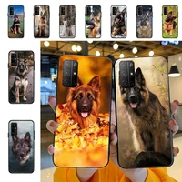 german shepherd dog phone case for huawei honor 10 i 8x c 5a 20 9 10 30 lite pro voew 10 20 v30