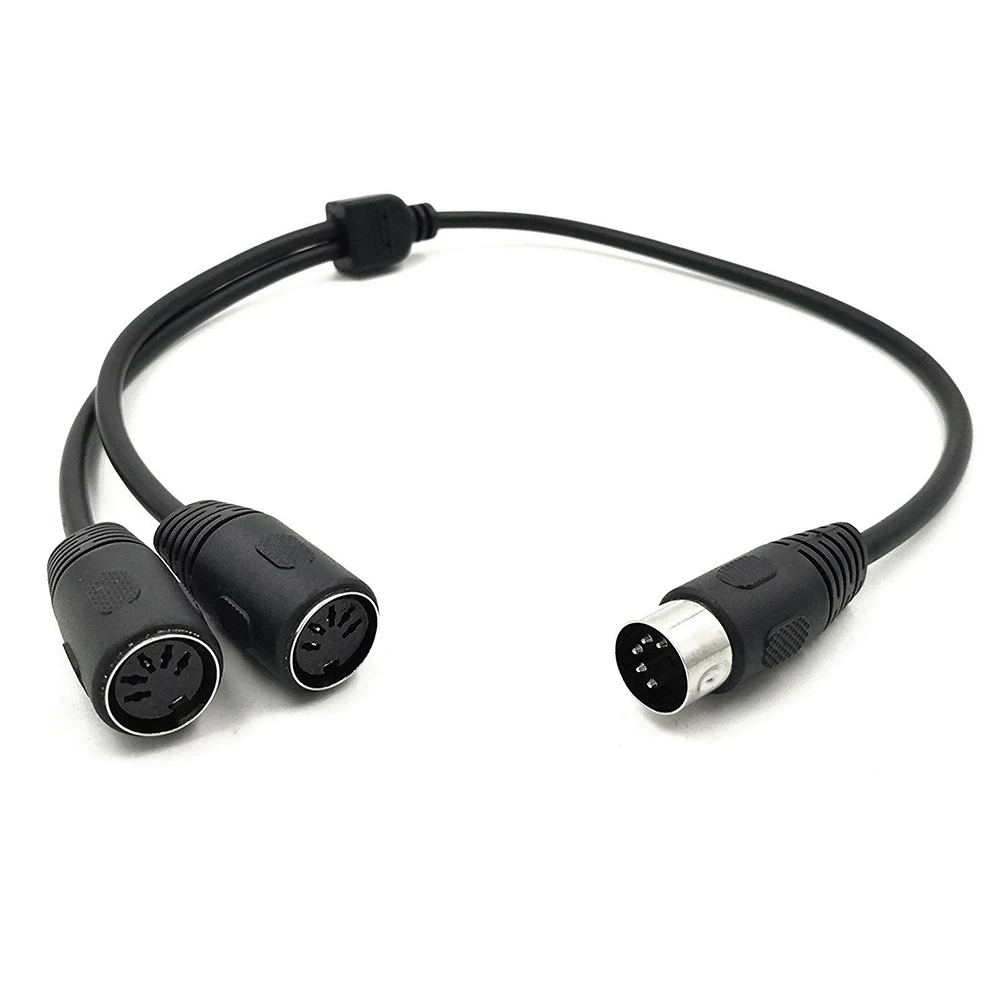 50 см Plug And Play расширения высокого Скорость 5 Pin клавиатура MIDI кабель адаптер стерео