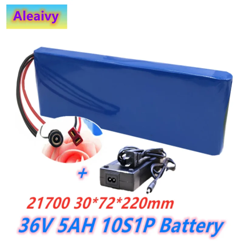

2020 new 36V battery 10S1P 5Ah 42V 5000mAh 21700 lithium ion battery pack ebike electric car bicycle scooter 20A BMS 500W +2A