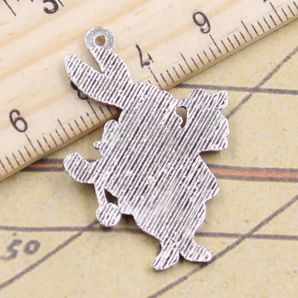 8 шт шармы музыкальный кролик труба 36x23 мм тибетские Подвески поделки делая