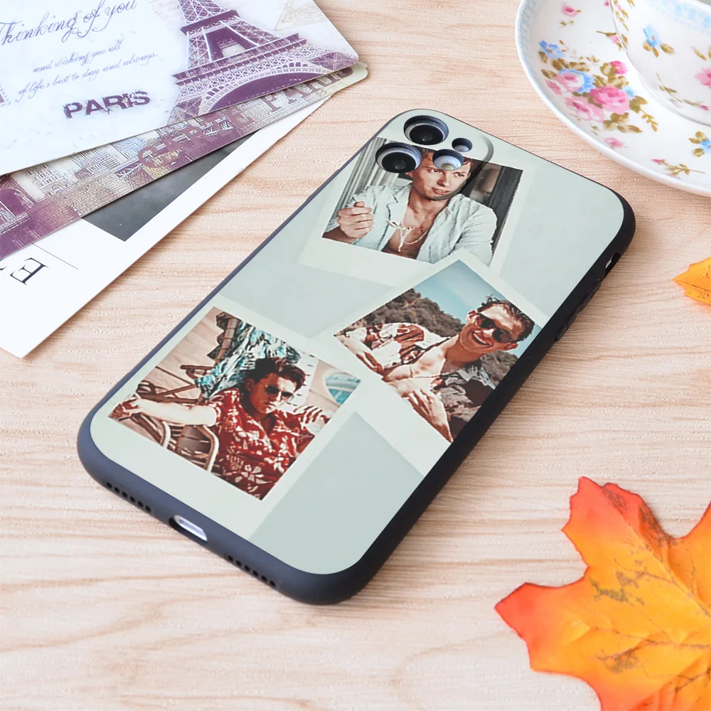 

For iPhone Tom Holland Polaroid Collage Print Soft Matt Apple iPhone Case