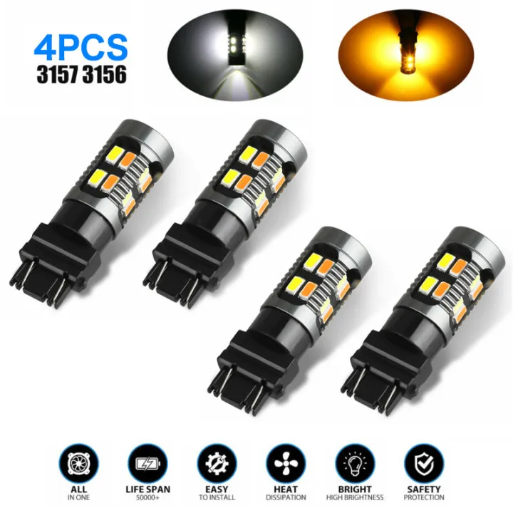 

2/4X 3157 3156 светодиодные лампы для сигналов поворота