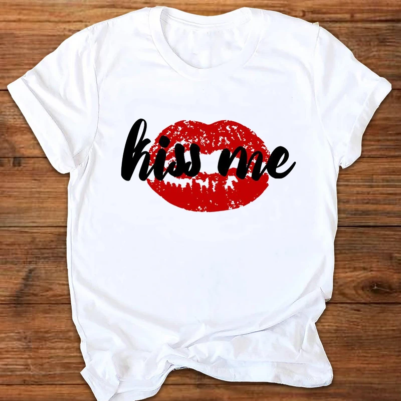 

Women Graphic Leopard Love Fashion Short Sleeve 90s Ladies Printing Print Clothes Lady Tees Tops Female T Shirt Womens T-Shirt