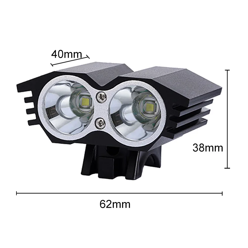 NEW Bicycle Waterproof LED Flashlight Accessories Headlight Bulbs Strong Light Rechargeable | Спорт и развлечения