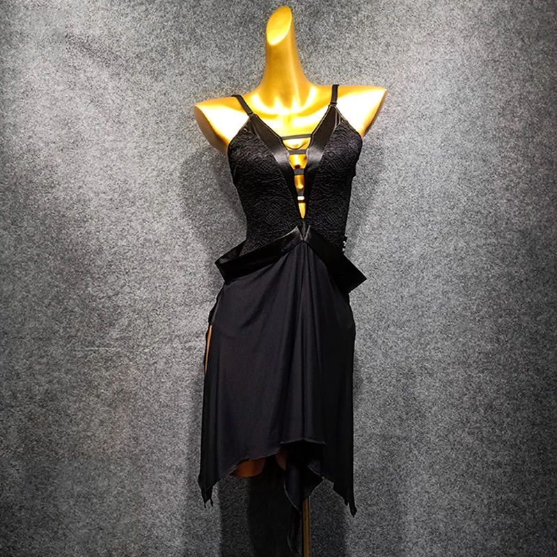 2020 латинское платье для танцев женские вечерние пикантная танцевальная одежда