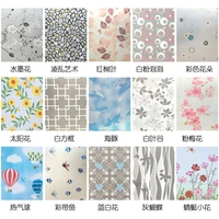 transparent opaque self adhesive waterproof bedroom bathroom balcony kitchen window frosted glass sticker glass stickers