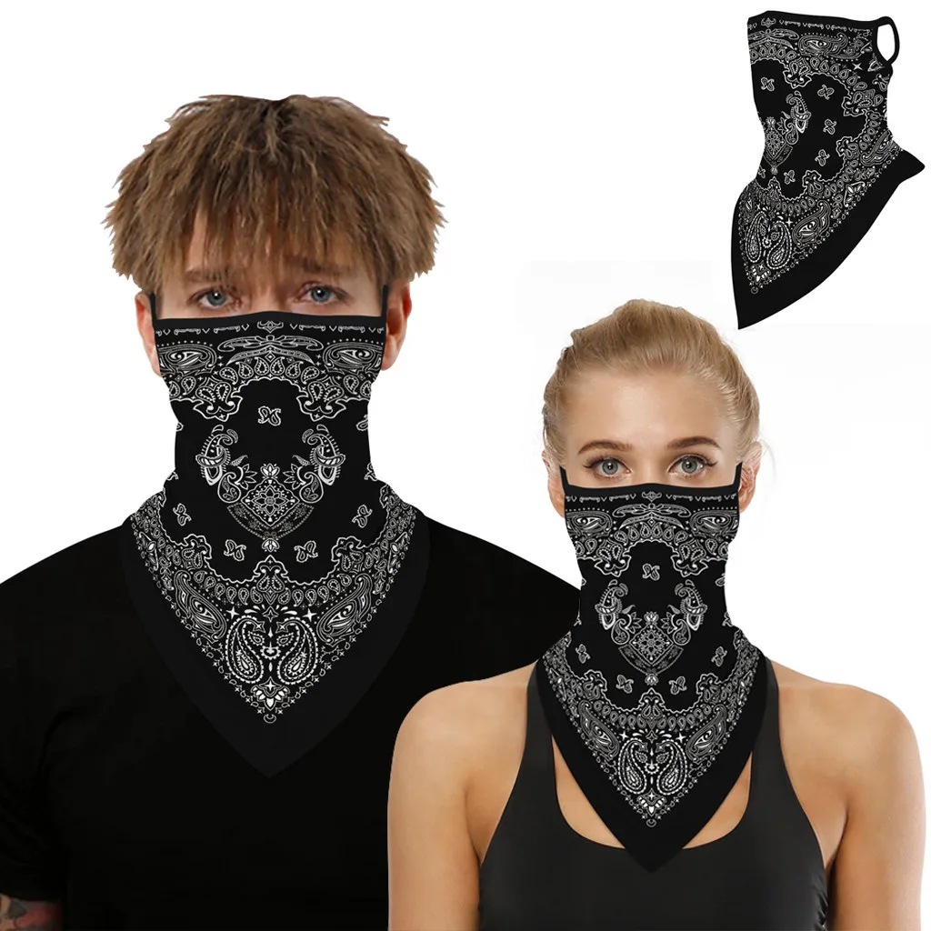 Ушная маска шарф универсальный, многоразовый, стираемый, защищает от ветра голову, шею и лицо.