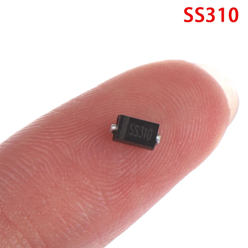 100 шт. SS310 SMD Schottky Барьерный выпрямитель Диод 3A 100V DO-214AC SMA | Инструменты