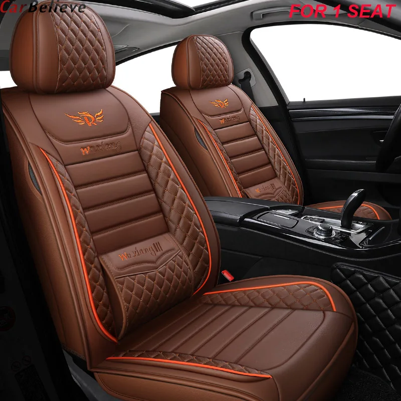 1 pcs leather car seat cover for lada 2114 granta xray vesta sw cross kalina kalina accessories covers for vehicle seats free global shipping