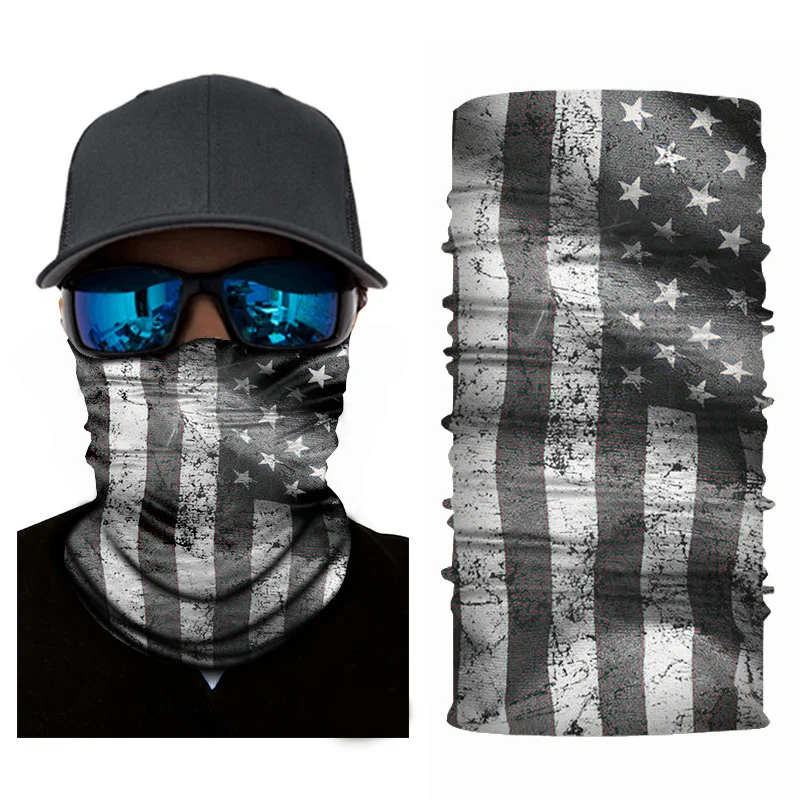 

Women Men Flag Digital Printed Bandana Multi Functional Seamless Scarf Quick Dry Headwear Hairband Cycling Sking Neck Tube Scarf