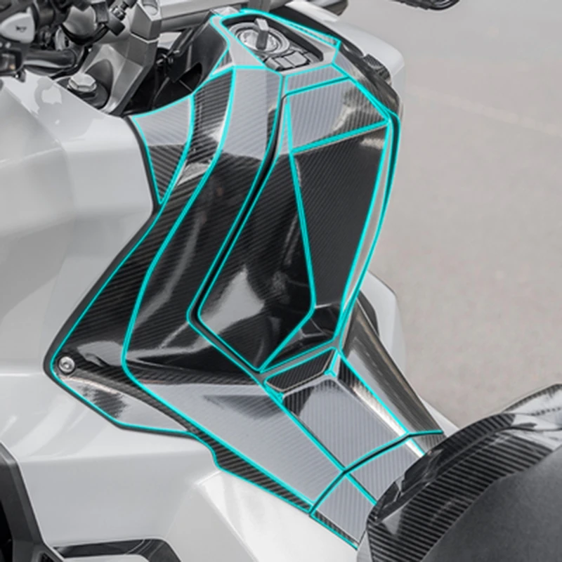 Углеродная наклейка для мотоцикла Honda Scooter X ADV 750 Xadv защитная накладка на бак