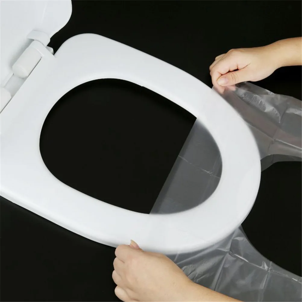 1/5/10pcs Disposable Toilet Seat Cover Mat Portable 100% Waterproof Safety Pad For Travel/Camping Bathroom Accessiory@01 | Дом и сад