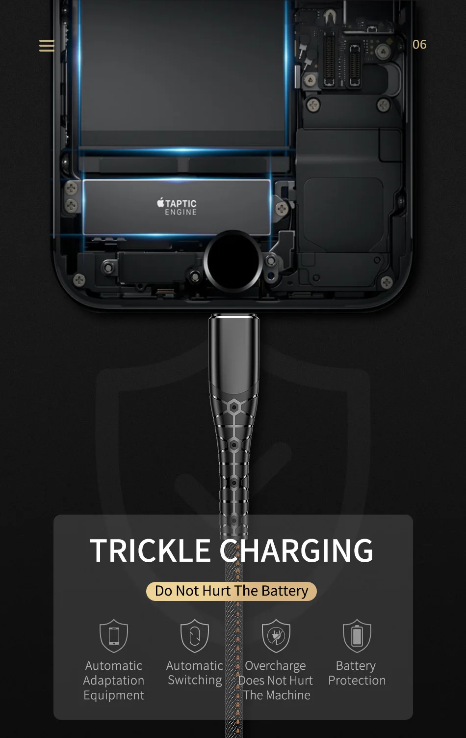 Рок-н-USB кабель для телефона для iPhone X, 8, 7, быстрый зарядный кабель в ковбойском стиле, для зарядки и передачи данных кабель для передачи данных для iPad usb-шнур
