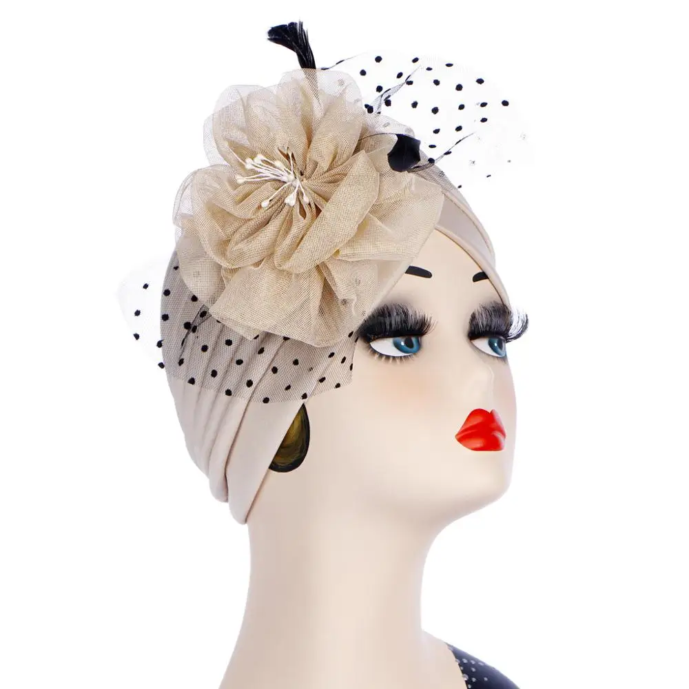 Модный мусульманский тюрбан с цветами весна и осень|Мусульманская одежда| |