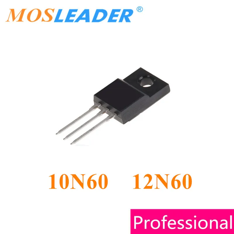 

Mosleader 10N60 12N60 TO220F 100PCS 10A 12A 600V N-Channel FQPF10N60 FQPF10N60C FQPF12N60 FQPF12N60C Made in China High quality