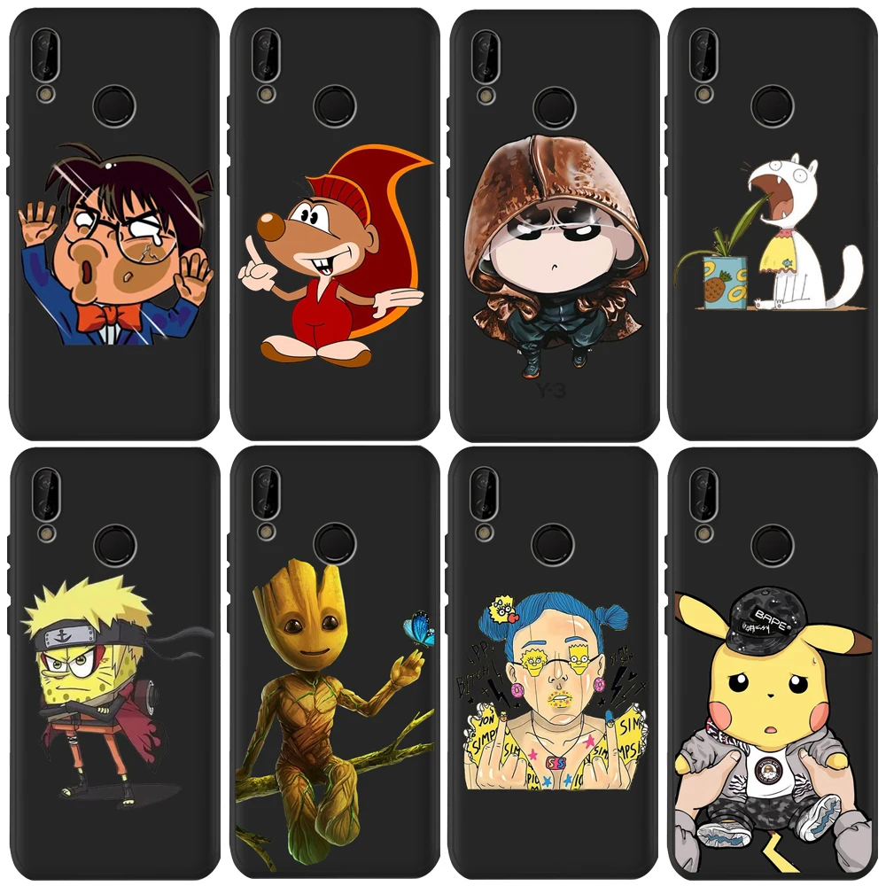 Colorful cat DC 2019 For Huawei Mate 30 Pro 10 20 Note 8 9 Plus P Smart Phone Case back Cover Coque Etui Funda Capa Shell | Мобильные