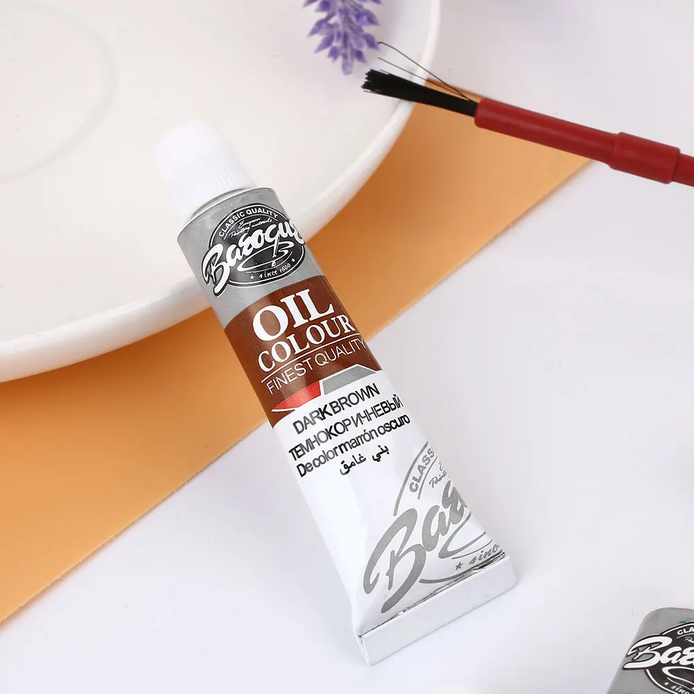 Кисти для живописи маслом 12 цветов ремесло студентов Швейные аксессуары