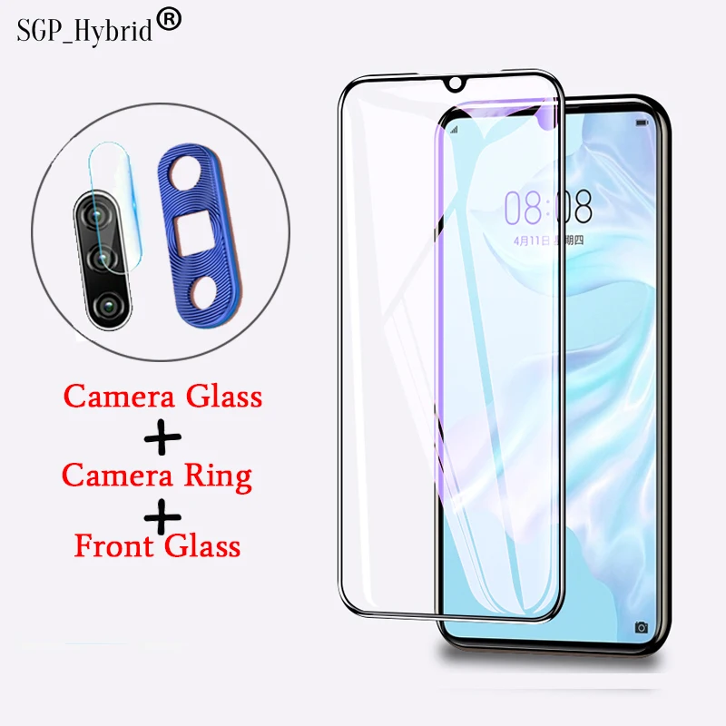 Закаленное стекло 3 в 1 для Huawei P30 P30lite Защитная пленка объектива камеры защитное
