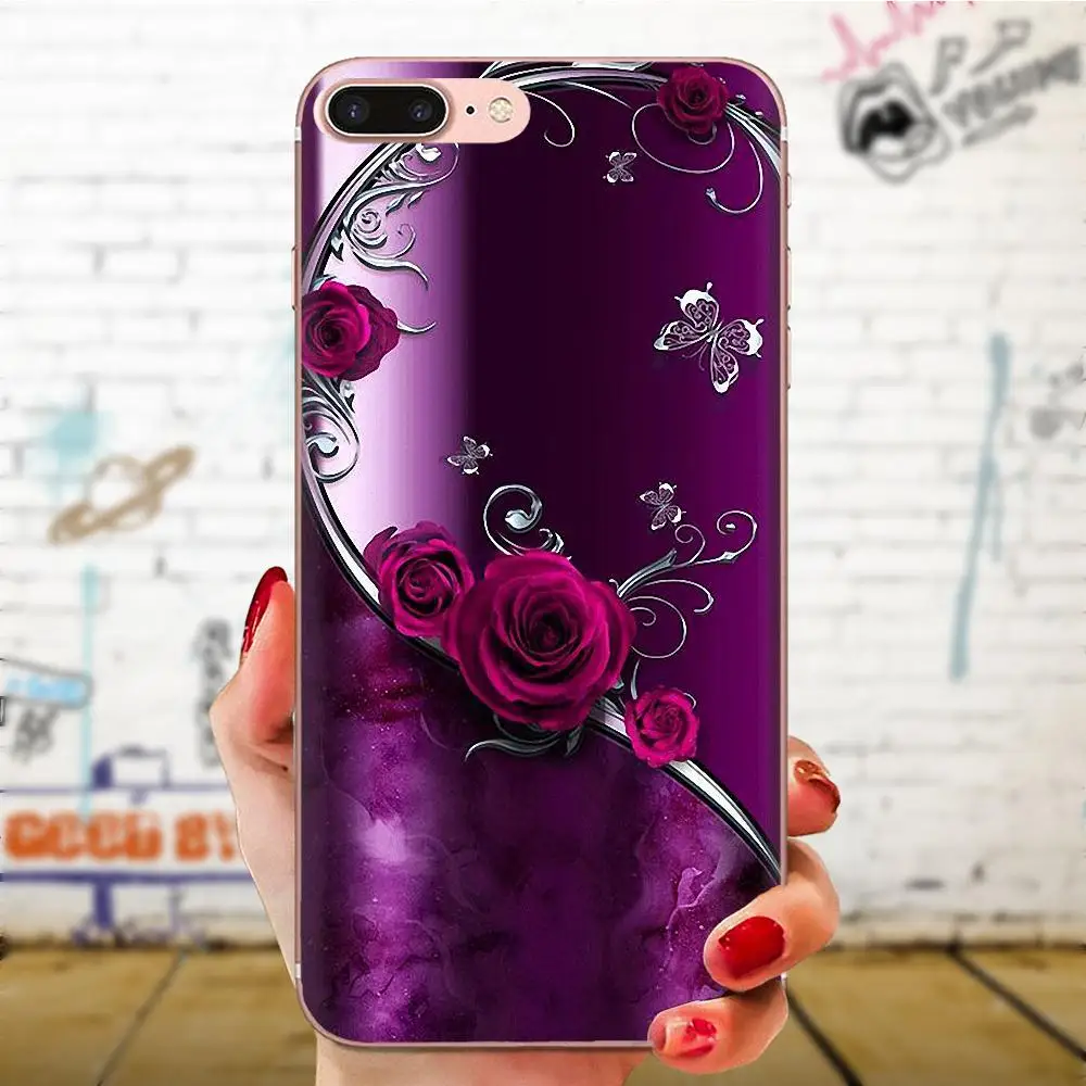 Мягкий чехол для Huawei Honor Nova Примечание 5 5I 8A 8X10 Pro 9X Moto G G2 G3 G4 G5 G6 G7 плюс цветок с
