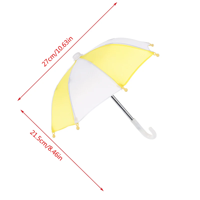 1 шт. креативный миниатюрный зонт для кукол модель дождя путешествие куклы