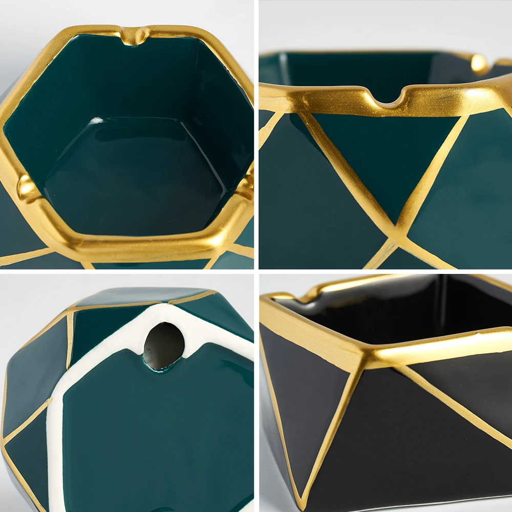 

Modern Home Decoration Ceramic Ashtray Living Room Decoration Accessories Office Decoration Gifts for Boyfriend Cigar Ashtray