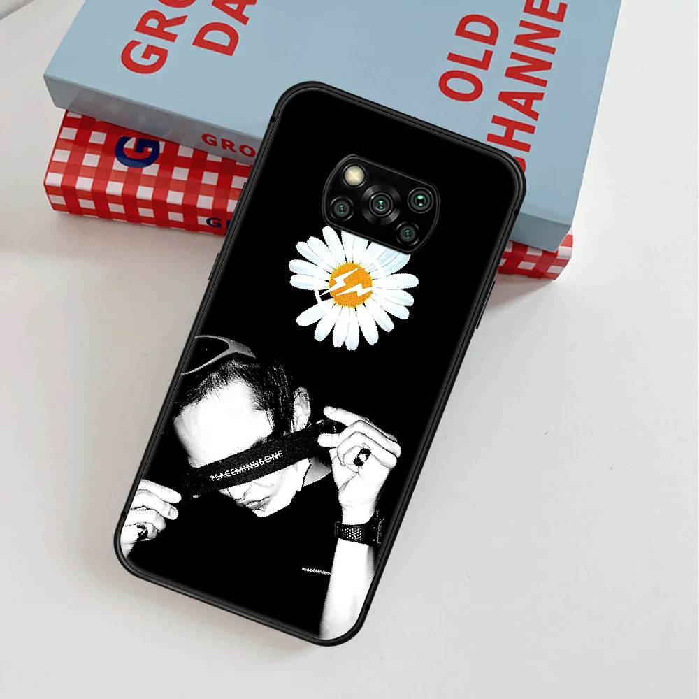 

PEACEMINUSONE GD Flower Art Phone Case For Xiaomi Mi Note 10 A3 9 MAX 3 A2 8 9 Lite Pro Ultra black Cover Luxury Funda Tpu Prime