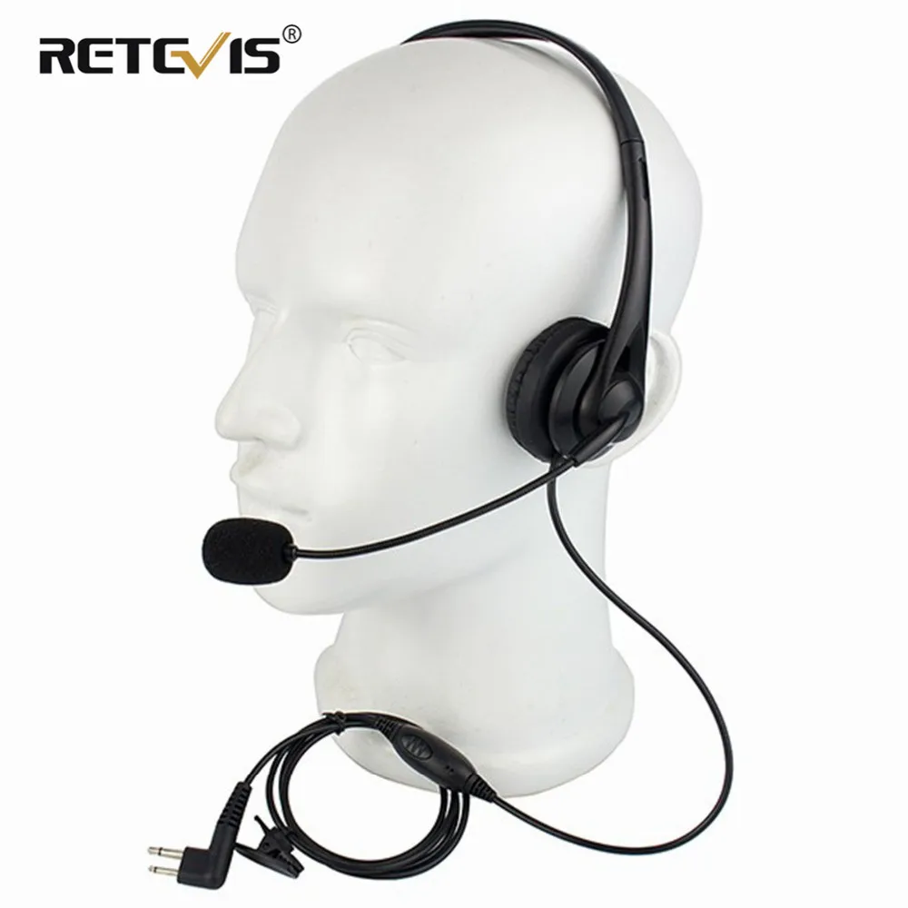Черный 2 Pin микрофон PTT наушники-вкладыши гарнитура для Motorola GP-300/88/2000 PRO1150 SLS-1110
