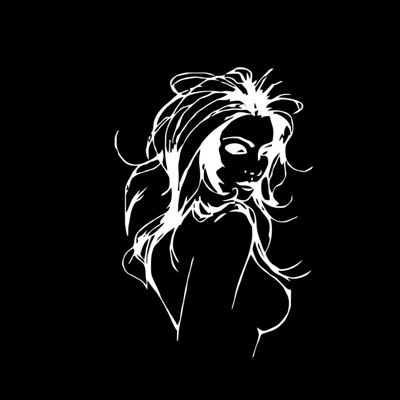 Забавная сексуальная девушка декоративное покрытие наклейка на автомобиль