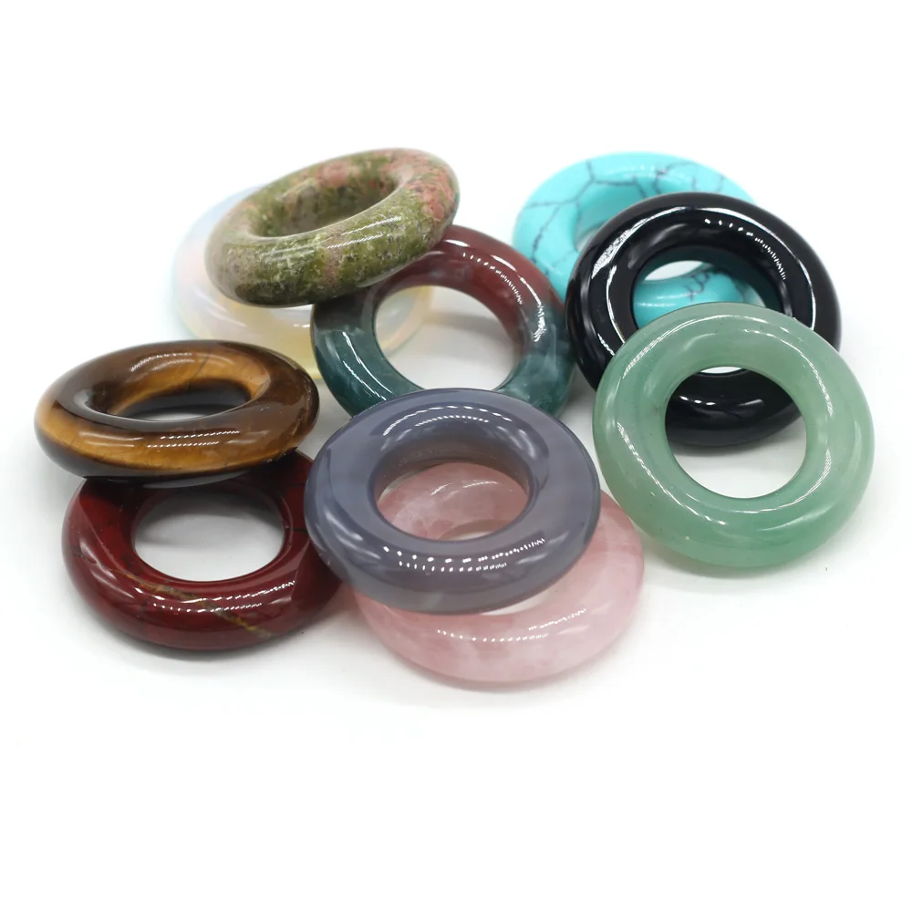 

Wholesale 5PCS Hot Natural Stone Rose Quartz Agate Unakite Round Beads Making Fashion DIY Pendant Necklace Bracelet Jewelry Gift