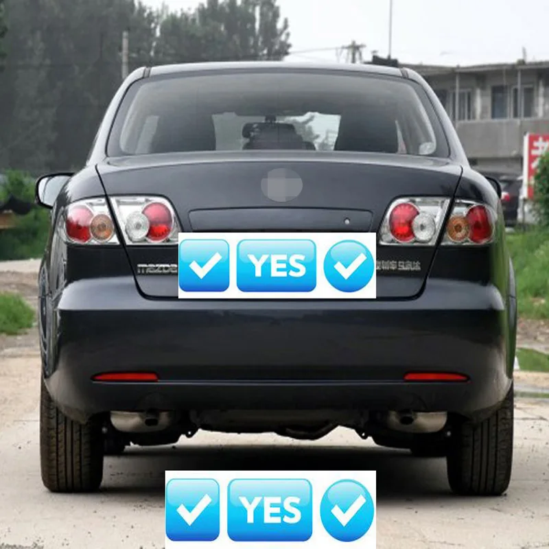 Глушитель выхлопной трубы для Mazda 6 Gg 2003 2005 2006 2007 2008 металлическая отделка