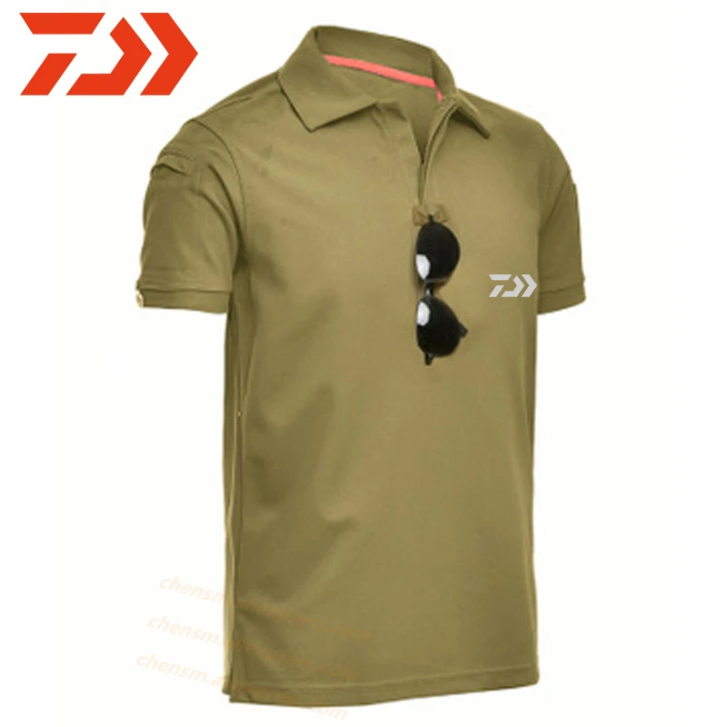 

2020 New Fishing Tshirts Short Fishing T Shirt Men Fishing Quick Dry Shirt Fishing Clothing Breathable Sports Summer T-shirt