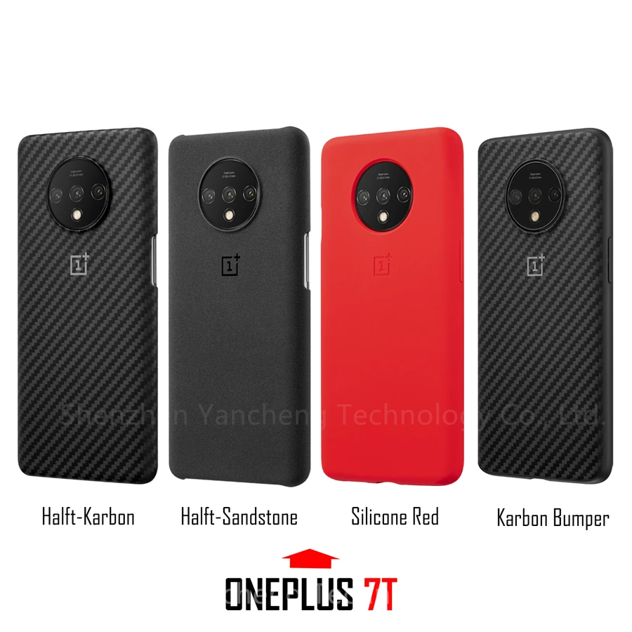 Чехол для Oneplus 7 Pro,, официальный защитный чехол, нейлоновый бампер, песчаник, чехол one plus 7, Oneplus 7T