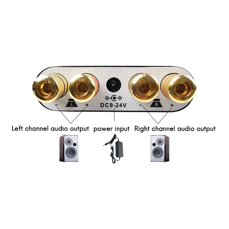 Цифровой мини-усилитель TPA3116D2 Bluetooth 5 0 стерео Hi-Fi усилитель мощности для домашнего