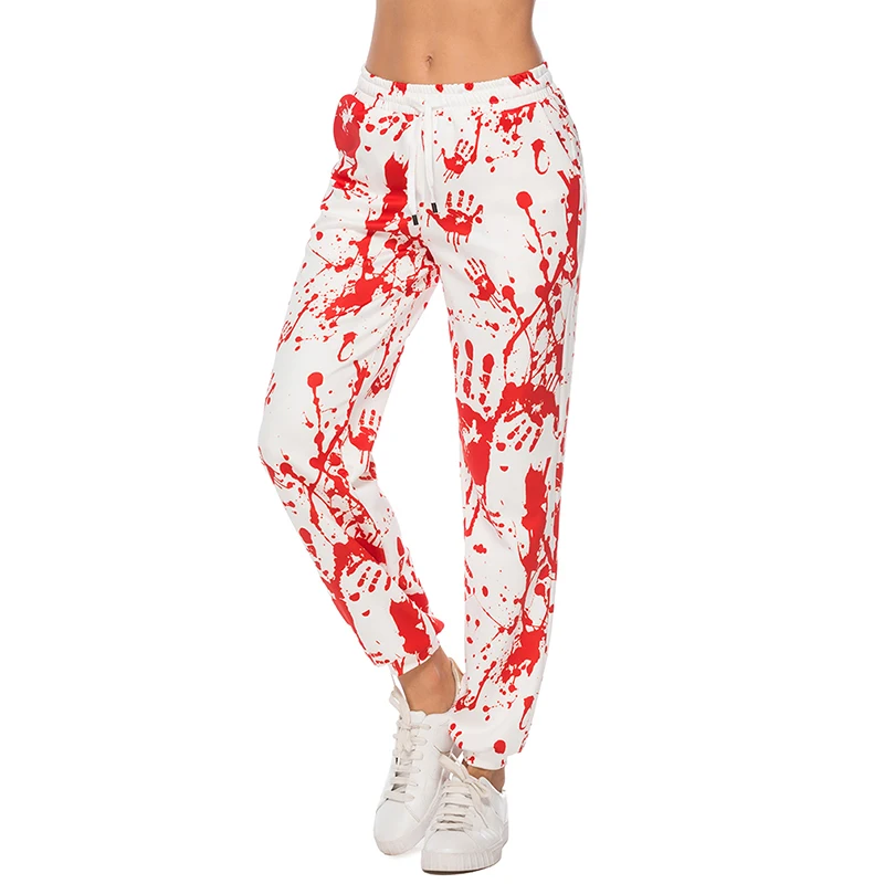

Женские штаны для бега, повседневные женские спортивные штаны с 3D принтом, модные штаны для фитнеса с высокой талией для женщин