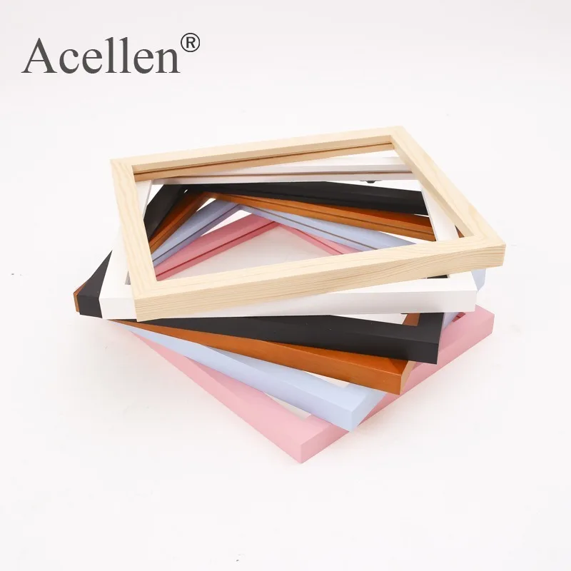 Деревянная фоторамка ручной работы сделай сам для детей с принтом рук и ног книга